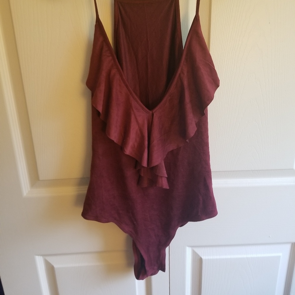 Maroon Bodysuit